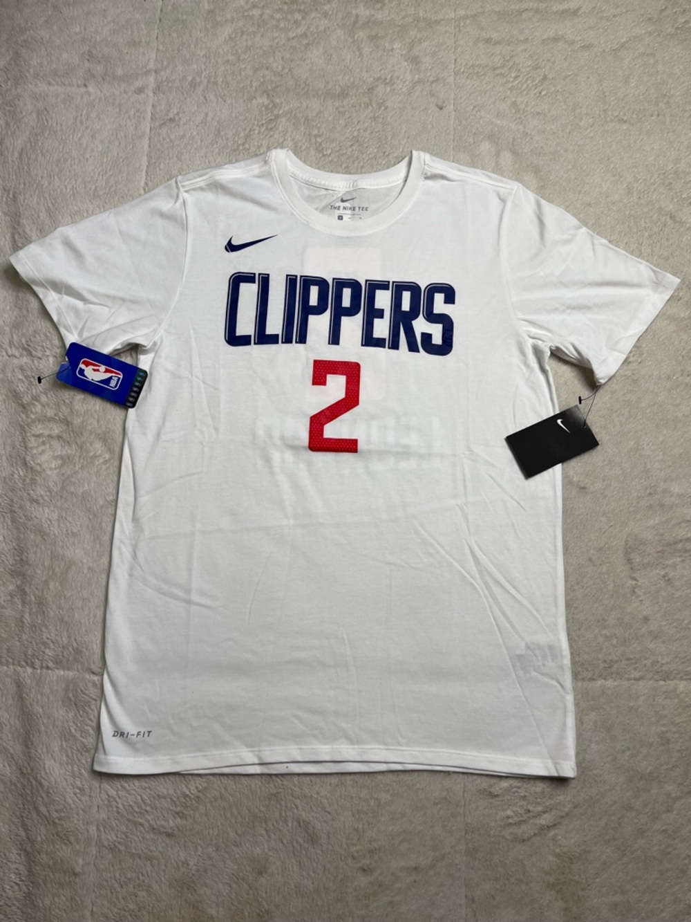 NWT New Nike NBA Los Angeles Clippers Kawhi Leonard Dri Fit Shirt Jersey Mens M